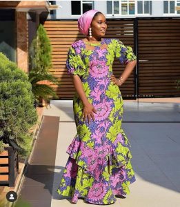 Trending Ankara Gown Styles 2021 - Virnasa