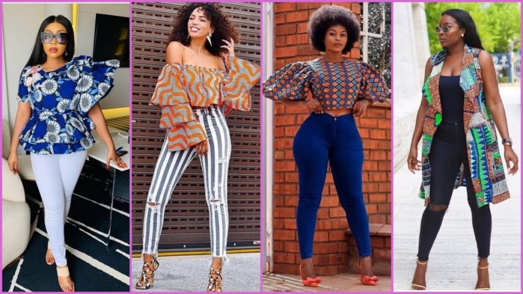 ankara shirt styles for ladies