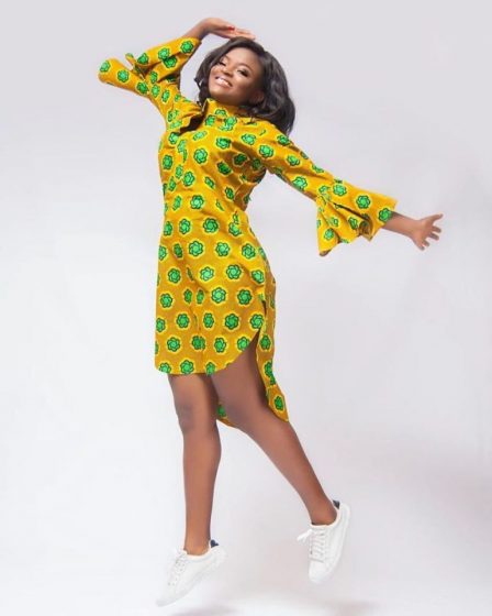 ankara shirt dress styles