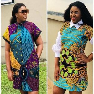 Ankara Shirt Dress Styles For Ladies 2024 - Virnasa