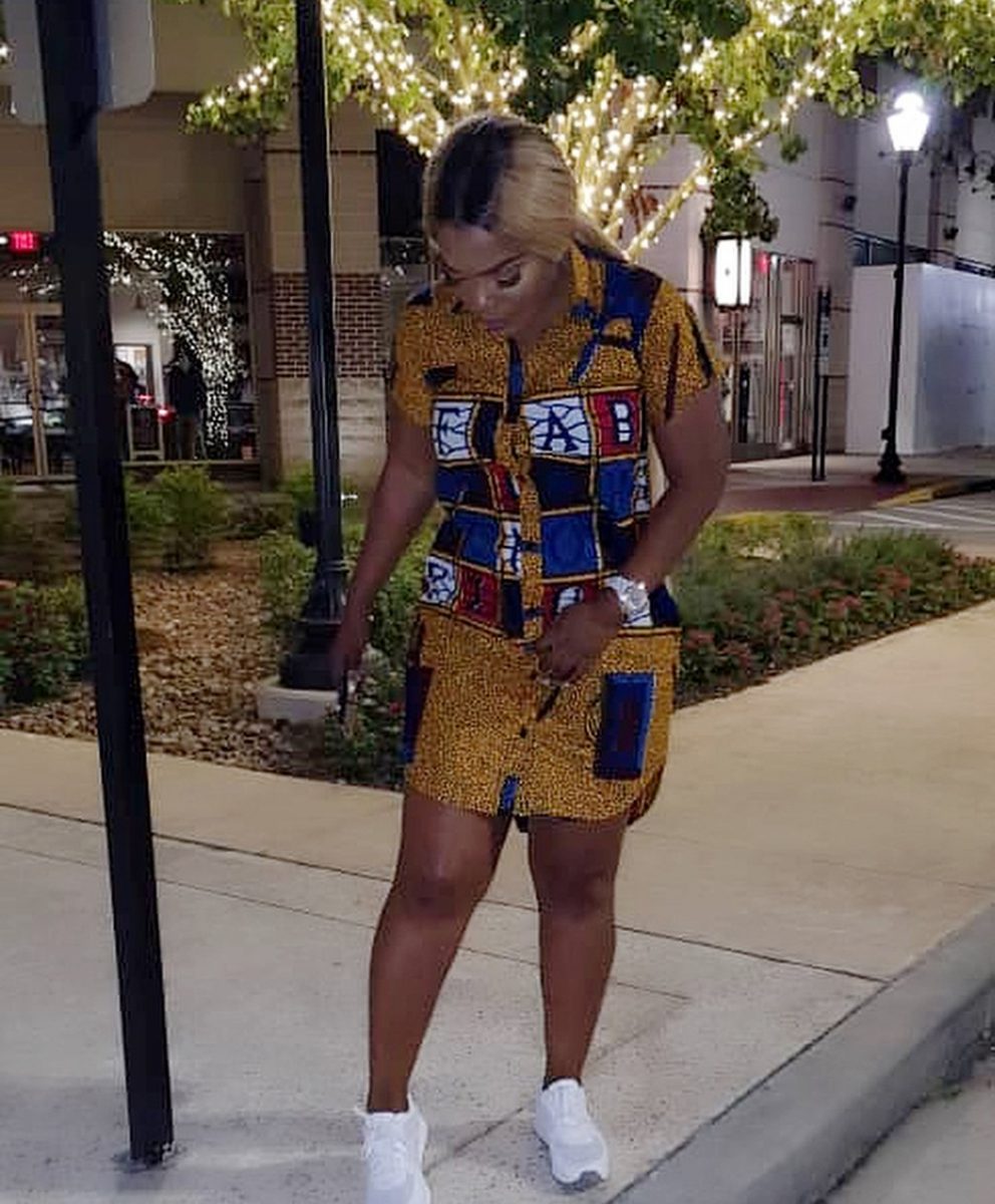 ankara shirt dress styles