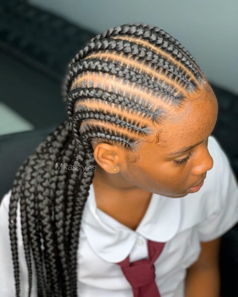 Cornrows Hairstyle for Ladies 2021 - Virnasa